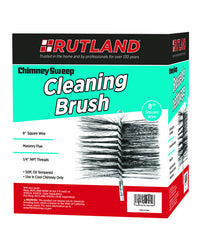 Rutland Chimney Sweep 8 in. Square Oil Tempered Chimney Brush