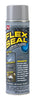 Flex Seal Satin Gray Rubber Spray Sealant 14 oz. (Pack of 6)