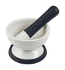 Progressive Prepworks Black/White Porcelain Mortar and Pestle (Pack of 3)