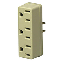 Leviton Polarized 3 outlets Outlet Adapter 1 pk