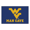 West Virginia University Man Cave Rug - 19in. x 30in.