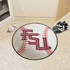 Florida State University Baseball Rug - 27in. Diameter