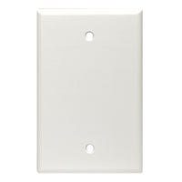 Leviton White 1 gang Thermoset Plastic Blank Wall Plate 1 pk