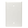 Leviton White 1 gang Thermoset Plastic Blank Wall Plate 1 pk