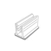 Clear Plastic Shelf Divider 0.625 in. H X 0.5 in. W X 1 in. L