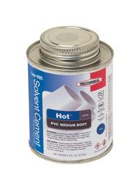 Rectorseal Hot Blue Solvent Cement For PVC 8 oz