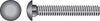 Hillman 1/4 in. X 2 in. L Zinc-Plated Steel Carriage Bolt 100 pk