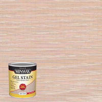 Minwax Gel Stain Semi-Transparent Simply White Oil-Based Gel Stain 1 qt (Pack of 4)