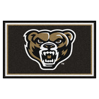 Oakland University 4ft. x 6ft. Plush Area Rug