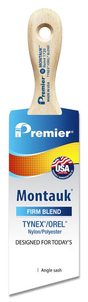 Montauk Angle Sash Paint Brush, Nylon/Polyester, 3-In.