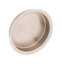 Ives by Schlage 2-7/16 in. L Satin Nickel Brass Flush Pull