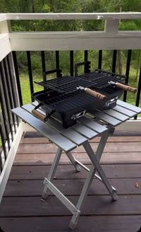 Marsh Allen Hibachi Charcoal Grill Black