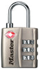 Master Lock 4680dnkl 1-1/4 Nickle Set Your Own Combination Tsa-Accepted Luggage Lock