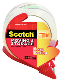 Scotch 3650S-RD 2" X 55 Yds Clear Scotch® Super Packing Tape W/ Dispenser