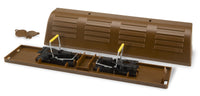 Kness 102-0-061 15.38" Brown Snap-E® Cover With 2 Snap-E® Mousetraps