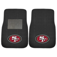 NFL - San Francisco 49ers Embroidered Car Mat Set - 2 Pieces