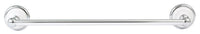 Franklin Brass Bellini Polished Chrome/White Towel Bar 18 in.   L Die Cast Zinc