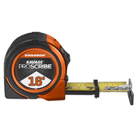 Swanson Savage ProScribe 16 ft. L X 1 in. W Tape Measure 1 pk