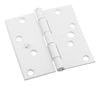 National Hardware 4 in. L White Door Hinge (Pack of 5)