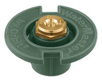 Orbit 54025 Green Flush Head Half Pattern Brass Nozzle