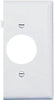 White Single-Outlet Sectional Nylon Wall Plate