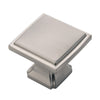 Hickory Hardware P3240-SN 1-1/4" Square Satin Nickel Bridge's Cabinet Knob