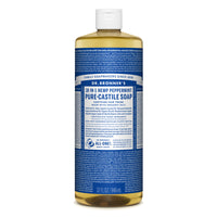 Dr. Bronner's Organic Peppermint Scent Pure-Castile Liquid Soap 32 oz 1 pk