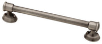 Cabinet Pull, Caspian, Heirloom Silver, 5-In.