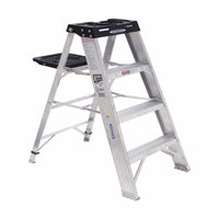 Werner 4 ft. H Aluminum Step Ladder Type IA 300 lb. capacity