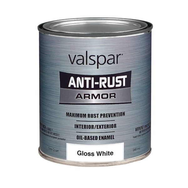 Rust-Oleum Stops Rust Semi-gloss White Enamel Oil-based Interior Paint  (1-quart) in the Interior Paint department at