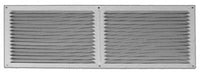 Aluminum Face On Vent, Galvanized, 16 In. x 6 In.