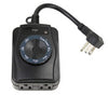 Prime Outdoor Photocell Timer 125 V Black