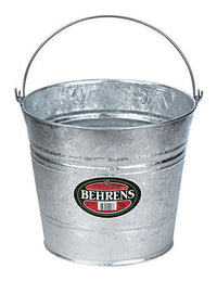 Behrens 12 qt Galvanized Pail Gray