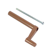 US Hardware  Brown  Plastic  Awning  Window Crank  For Universal