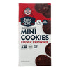 Lesser Evil - Mini Cookies Fudge Brownie - Case of 6 - 4.4 OZ