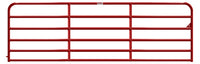 Heavy Duty Gate, Red, 6-Rail, 16-Ft.