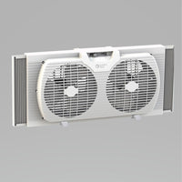 Comfort Zone 9 in. H 2 speed Window Fan