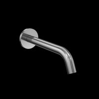 TOTO® Helix Wall-Mount ECOPOWER or AC 0.5 GPM Touchless Bathroom Faucet Spout, 10 Second On-Demand Flow, Polished Chrome - TLE26010U1#CP