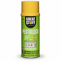 Great Stuff Pestblock Gray Polyurethane Foam All Purpose Insulating Sealant 12 oz (Pack of 8)