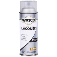 Watco Clear Lacquer Satin Oil-Based Wood Finish Spray 11.25 oz. (Pack of 6)