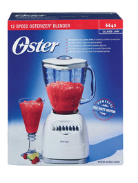 Oster Duralast White Stainless Steel Blender 5 cups 12 speed