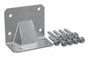 Simpson Strong-Tie  3 in. H x 3.5 in. W 14 Ga. Steel  Hurricane Gusset Angle (Pack of 6)