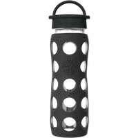 Life Factory 22 oz Black BPA Free Hydration Bottle W/Smart Lid