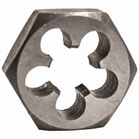 Hexagon Fractional Die, National Coarse Thread, 3/4-In. x 10