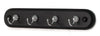 Spectrum 8.5 in. L Chrome Black Steel/Wood Small Contemporary Key Rack 1 pk