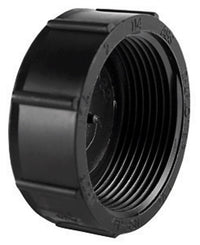 Charlotte Pipe Cap Abs/Dwv 1-1/2 " Fpt Black - Max Warehouse