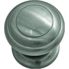 Hickory Hardware Zephyr Contemporary Round Cabinet Knob 1-1/4 in. D 1-1/4 in. Satin Nickel 1 pk (Pack of 10)