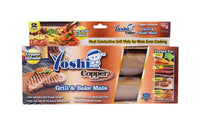 Yoshi As Seen On TV Brown Polytetrafluoroethylene/Copper Grill/Bake Mat