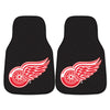 NHL - Detroit Red Wings Black Carpet Car Mat Set - 2 Pieces