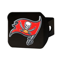 NFL - Tampa Bay Buccaneers  Black Metal Hitch Cover - 3D Color Emblem